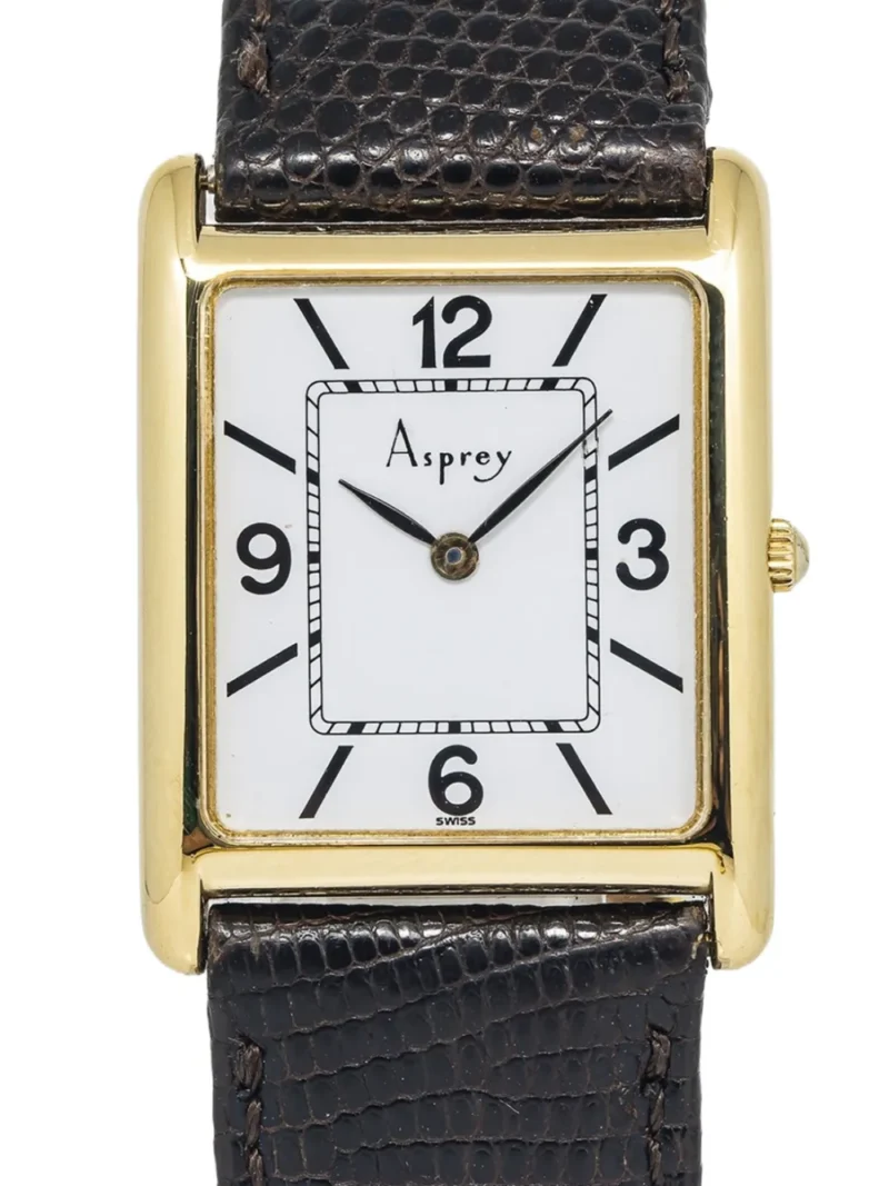 Asprey Vintage Gold Tank 25mm
